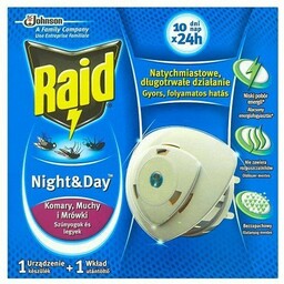 RAID owadobójczy na komary, muchy i mrówki night&day