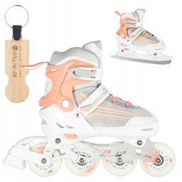 Łyżworolki 2w1 Łyżwy Rolki r.29-33 z wymienną płozą