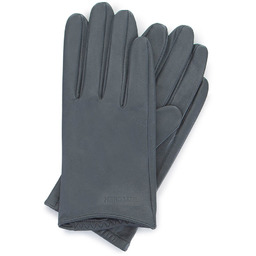 Damskie rękawiczki z gładkiej skóry