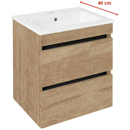 Sapho EZ492-2222 EZARA szafka pod umywalkę 48x54x39cm dąb