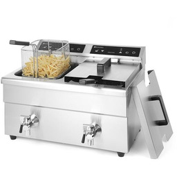 Frytownica indukcyjna Profi Line 16L, 2x8L - Hendi