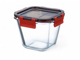 Simax 7616/L szklany słoik z pokrywką zatrzaskową,0,9 l