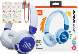 Jbl Junior 320BT Blue Bt Bezpieczne Słuchawki