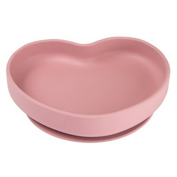 CANPOL BABIES Talerz Serce Różowy