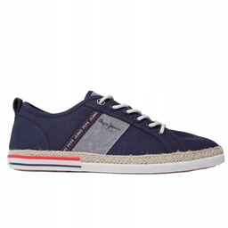 PEPE JEANS ESPADRYLE MĘSKIE GRANATOWE CASUAL SZNUROWANE 45