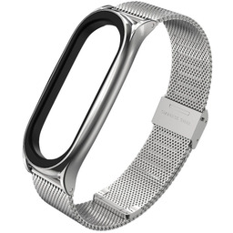 Opaska Tech-Protect Milaneseband Xiaomi Mi Band 7 Srebrna