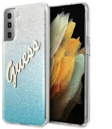 Guess GUHCS21MPCUGLSBL S21+ G996 niebieski/blue hardcase Glitter Gradient