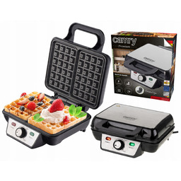 Gofrownica 2 Chrupiące Gofry XXL Duża Moc 1600W