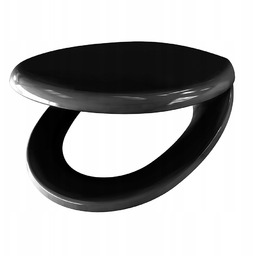 Czarna Deska Sedesowa Wc Duroplast Wolnoopadająca Twarda Uniwersalna