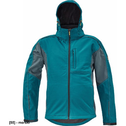 DAYBORO softshell - męska kurtka softshellowa, odpinany kaptur,