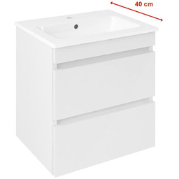 Sapho EZ492-3030 EZARA szafka pod umywalkę 48x54x39cm biały