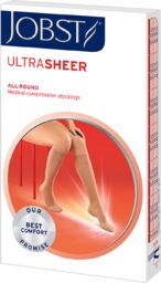 Jobst UltraSheer, podkolanówki uciskowe, CCL2, zamknięte palce, rozmiar