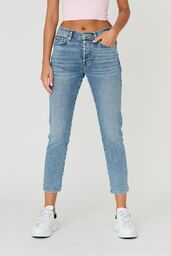 7 FOR ALL MANKIND Niebieskie damskie jeansy JOSEFINA