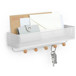 Organizer/wieszak Estique biały/naturalny