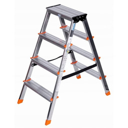 Drabina Dwustronna Aluminiowa Krause Dopplo 2x4 stopnie Drabinka