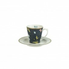 PORCELANOWA FILIŻANKA ESPRESSO Laura Ashley HERITAGE Midnight Uni,