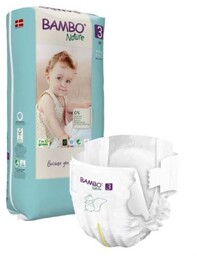 BAMBO Nature 3 (M 4-8kg) Pieluszki, 52 szt.