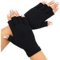 RĘKAWICZKI bez palców MITENKI krótkie gładkie