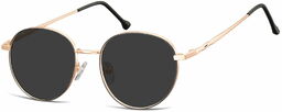 SUNOPTIC Okulary Lenonki Przeciwsłoneczne SS-912B różowe złoto