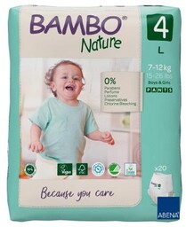 BAMBO Nature PANTS Pieluchomajtki 4 (L 7-12kg), 20