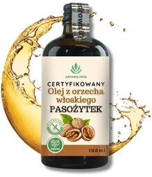 Certyfikowany olej z orzecha włoskiego ''Pasożytek'' 100 ml