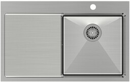 QUADRON RUSSEL 111 stal szczotkowana RUSSEL 111 Zlewozmywak