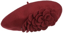 Beret Baskijski Agris Flower by Lierys, bordowy, One