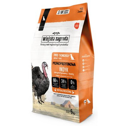 WIEJSKA ZAGRODA Karma dla psa Indyk S/M 6