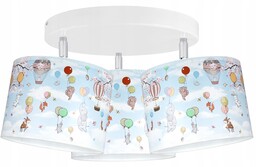 Lampa sufitowa wisząca żyrandol Słonik Błękitny lampy sufitowe