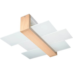 Plafon FENIKS 2 naturalne drewno SL.0076 - Sollux
