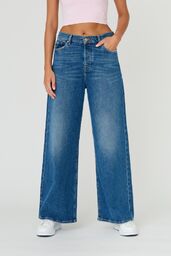 7 FOR ALL MANKIND Granatowe jeansy damskie Zoey