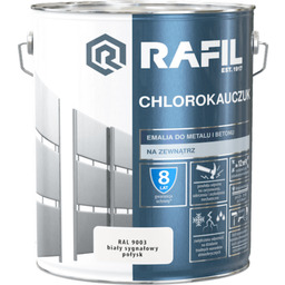 Emalia Chlorokauczukowa biały 10 l RAFIL