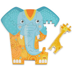Puzzle 2in1 Elefant
