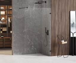 NEW TRENDY EXK-1808 Kabina prysznicowa AVEXA BLACK walk-in