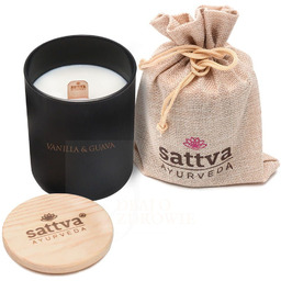 Wanilia i Guawa Świeca Sojowa Sattva Candle