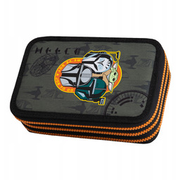 CoolPack Piórnik trzykomorowy z wyposażeniem Mandalorian Star Wars