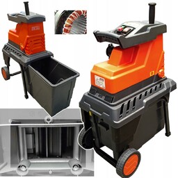 Rozdrabniacz Rębak Elektryczny Do Gałęzi ELS2800 2800W Om