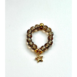 Pakamera Pierścionek z zawieszką Kwarc dymny