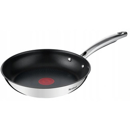 Patelnia Srebrna Tefal 24 CM Duetto+ Inox Indukcja