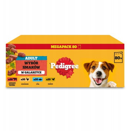 Pedigree wybór smaków z warzywami w galaretce mokra