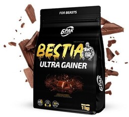6Pak Bestia Ultra Gainer 1000G Czekolada