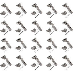 Emuca - Zawias bliźniaczy X91 z cichym domykiem