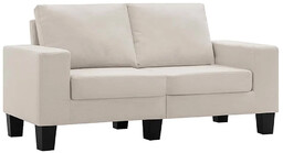 Elior 2-osobowa sofa kremowa z podłokietnikami - Lurra