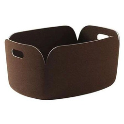 Muuto - Restore Kosz 48x35 Ciemny Brown
