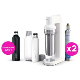 BRITA Saturator SodaTrio Biały z dwoma nabojami +