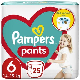 Pieluchomajtki Pampers Pants Rozmiar 6 25 szt.