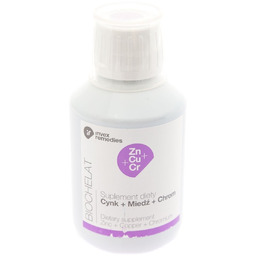 Suplement diety, Cynk+Miedź+Chrom Zn-Cu-Cr INVEX REMEDIES, 150 ml