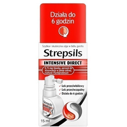 Strepsils Intensive Direct aerozol na ból gardła, 15