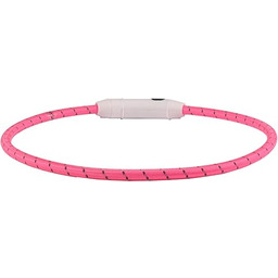 F VISIO Light LED Naszyjnik Nylon GATOANT Różowy