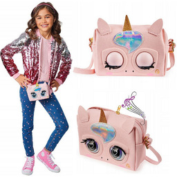 Purse Pets Torebka Interaktywna dla dziewczynki Glamicorn różowy